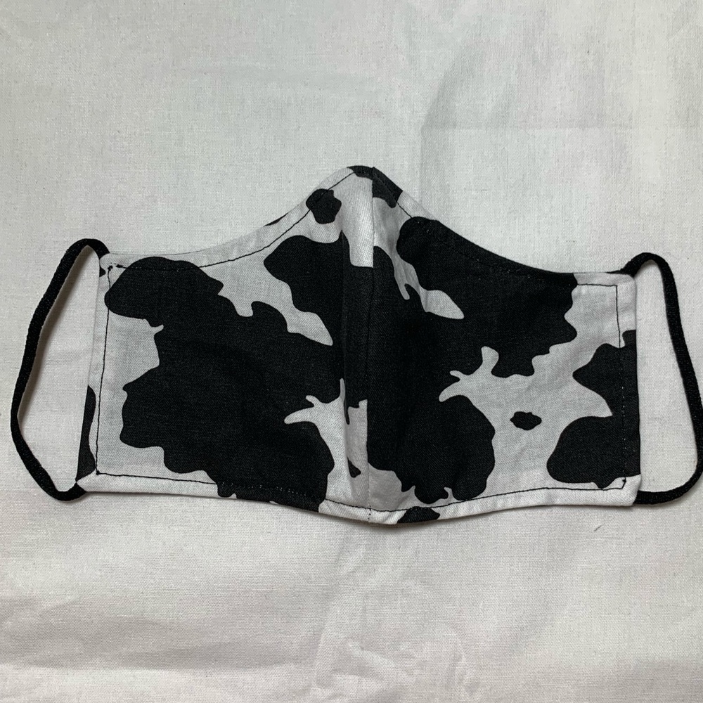 Cow Print Face Mask